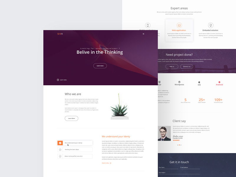 Sheti Agency Template : Free PSD