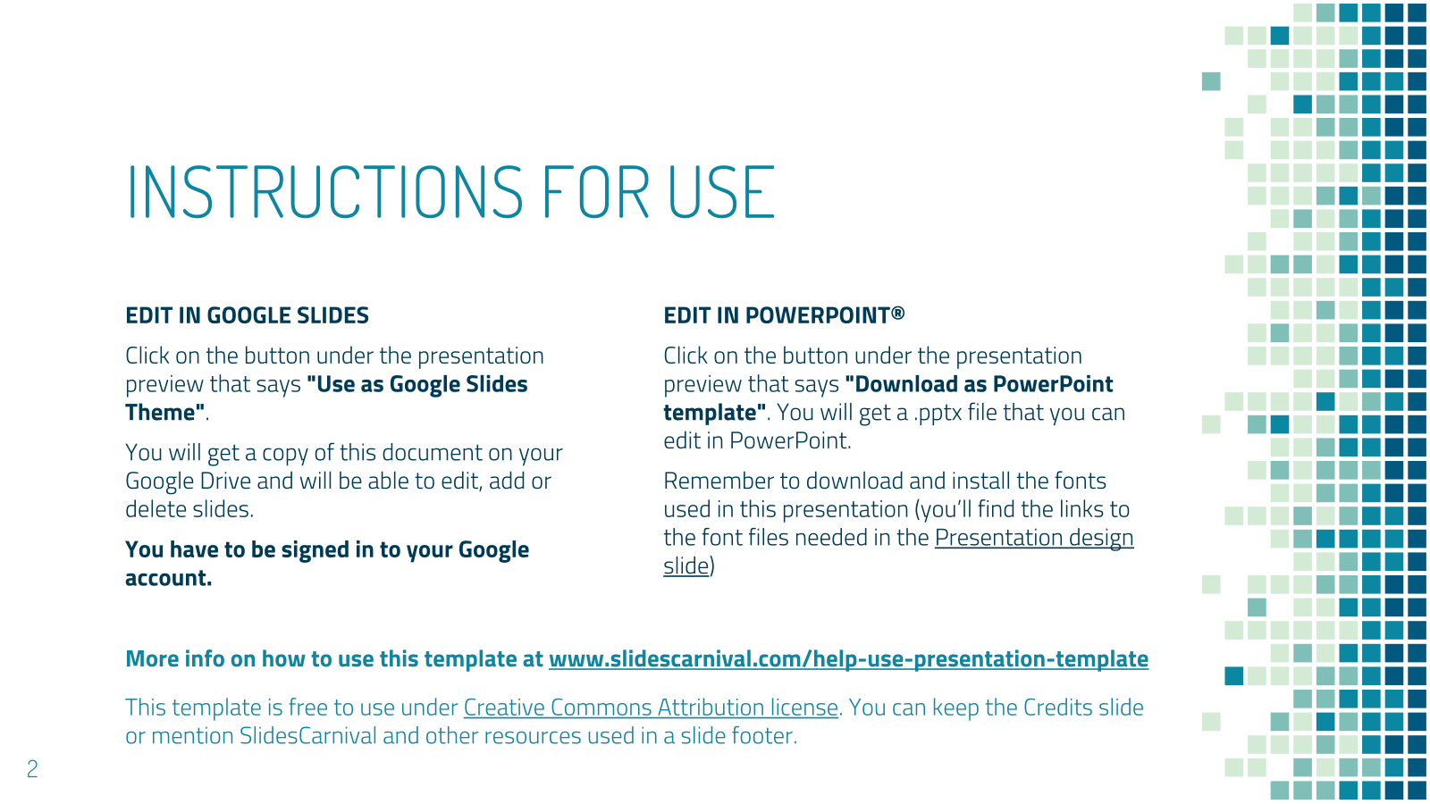 templates for google slides