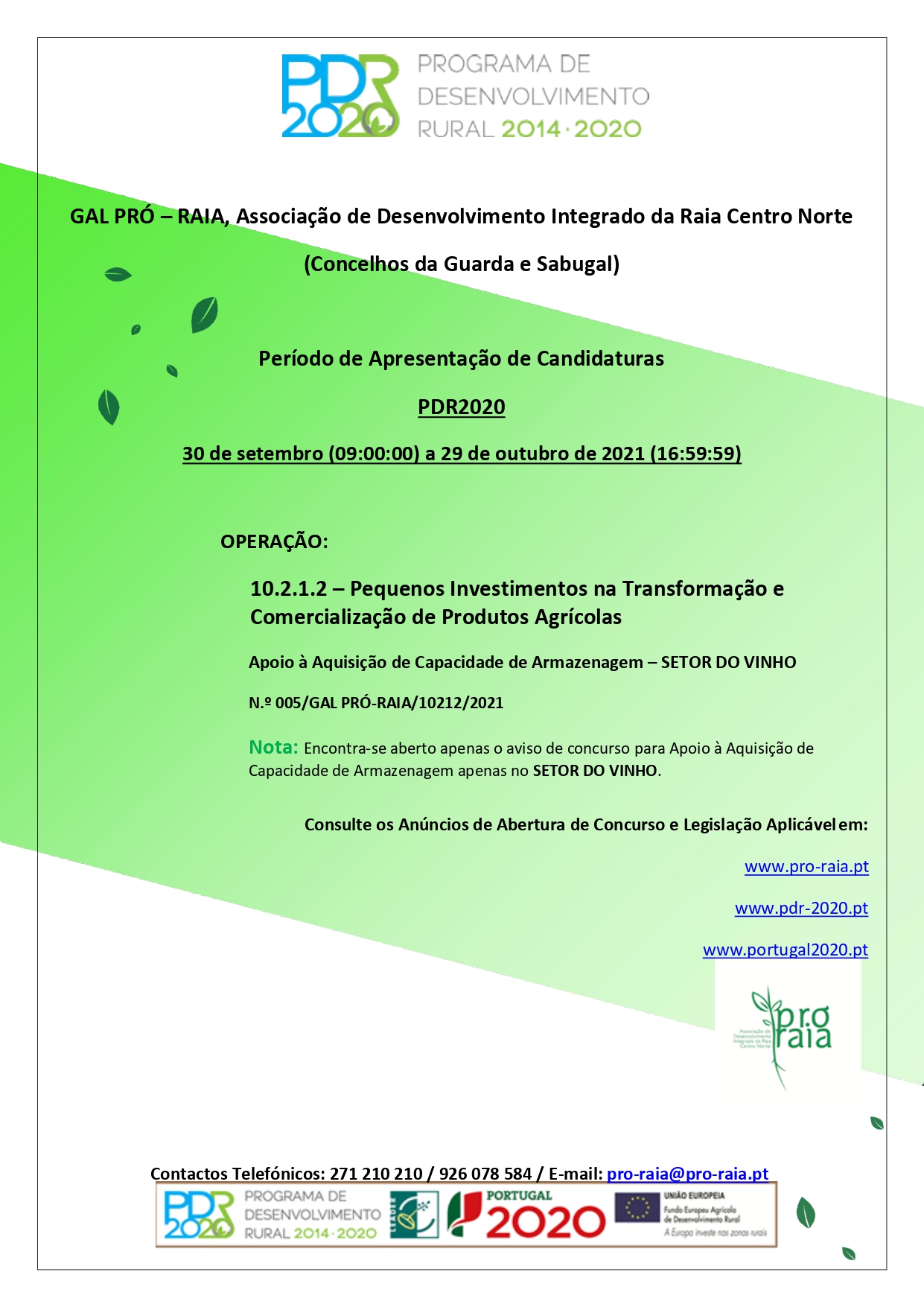 PRÓ – RAIA Associação de Desenvolvimento Integrado da Raia Centro Norte