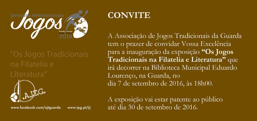 Exposição “Filatelia e Jogos Tradicionais”