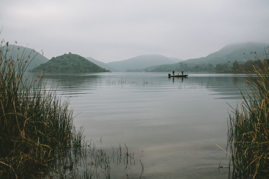 The Foggy Lake at Dawn – Photo by Let's Frolic Together