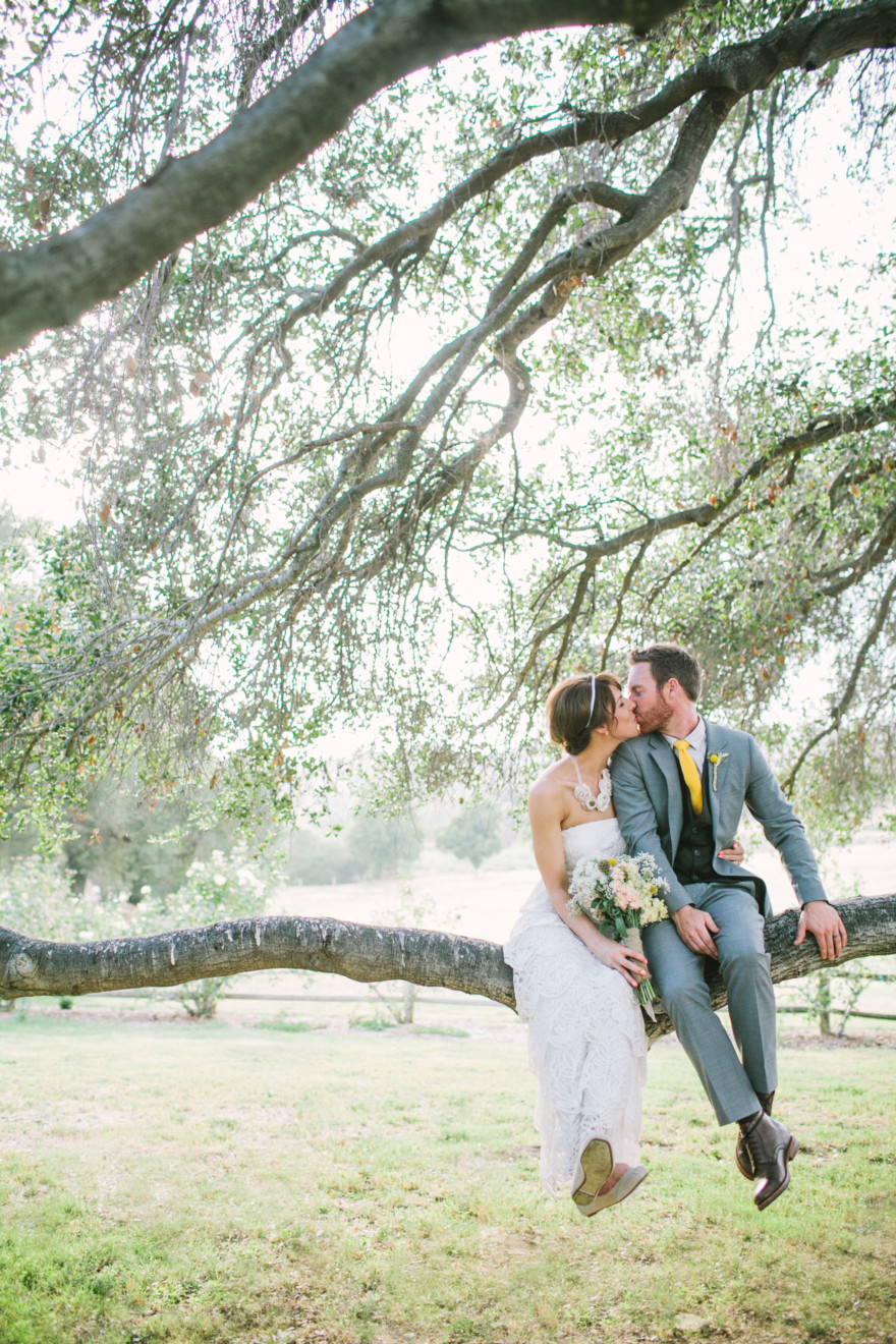 Handcrafted Bates Nut Farm Wedding – Photo by Let's Frolic Together