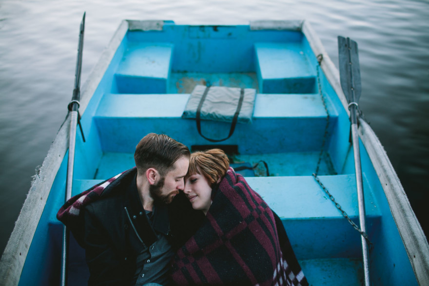 Cozy Loveboating at the Lake – Photo by Let's Frolic Together