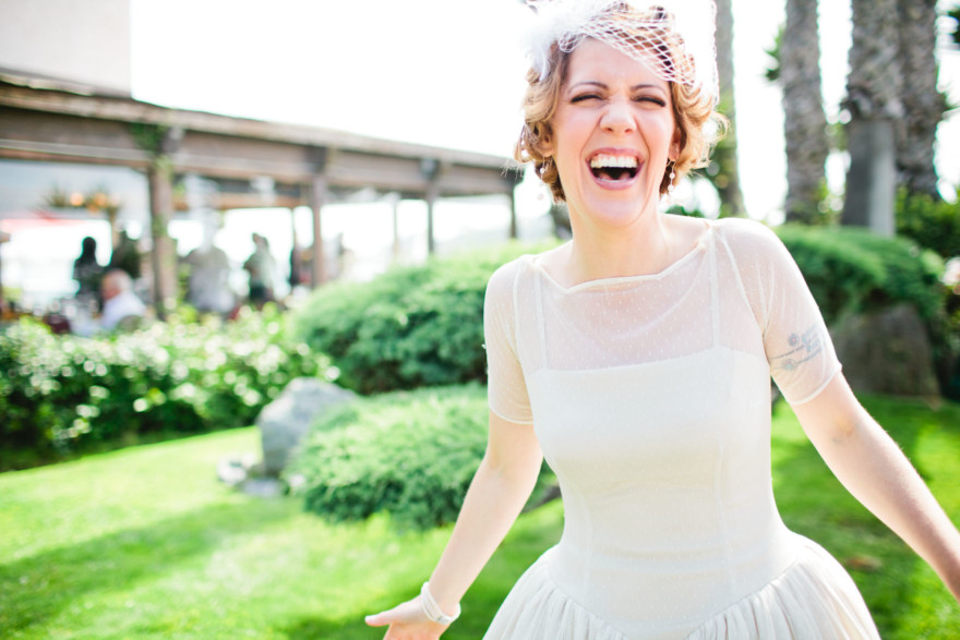 A Colorful Wayfarers Wedding by the Sea – Photo by Let's Frolic Together