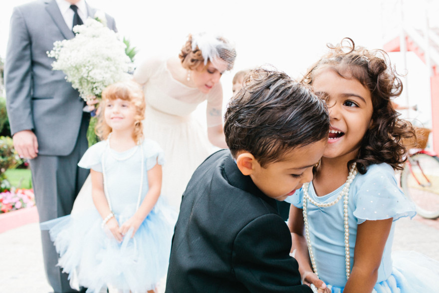 A Colorful Wayfarers Wedding by the Sea – Photo by Let's Frolic Together