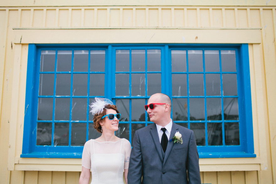 A Colorful Wayfarers Wedding by the Sea – Photo by Let's Frolic Together