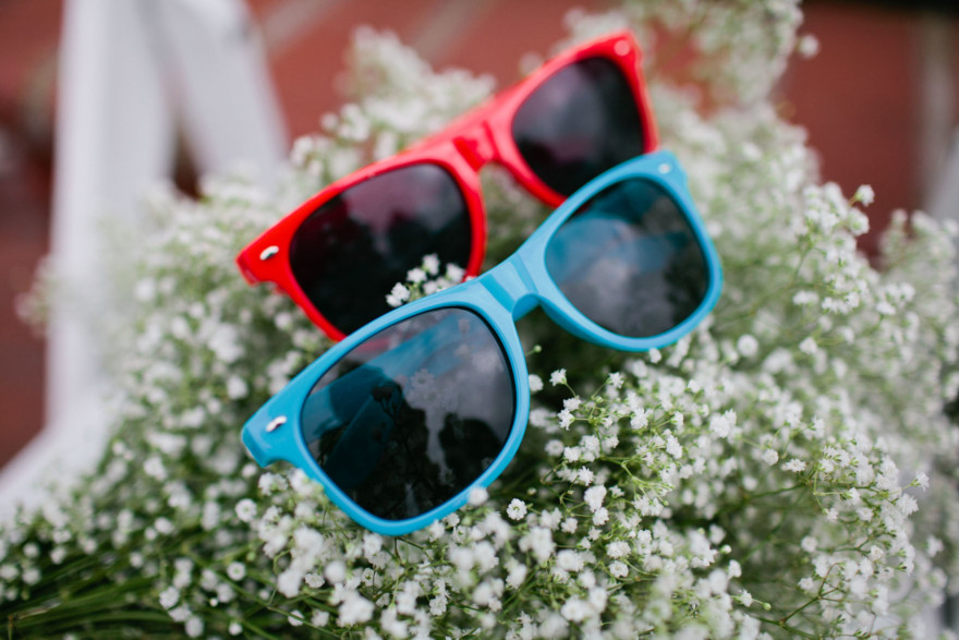 A Colorful Wayfarers Wedding by the Sea – Photo by Let's Frolic Together
