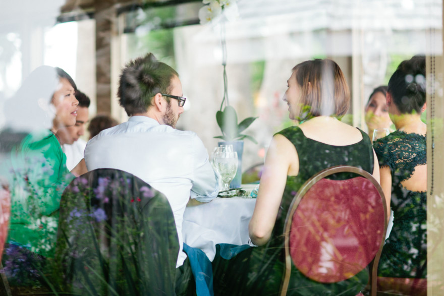 A Colorful Wayfarers Wedding by the Sea – Photo by Let's Frolic Together