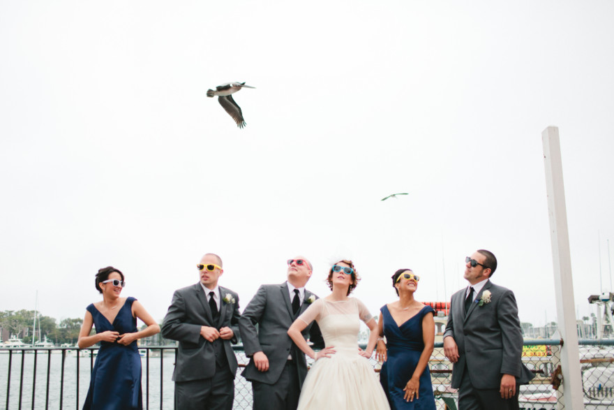 A Colorful Wayfarers Wedding by the Sea – Photo by Let's Frolic Together