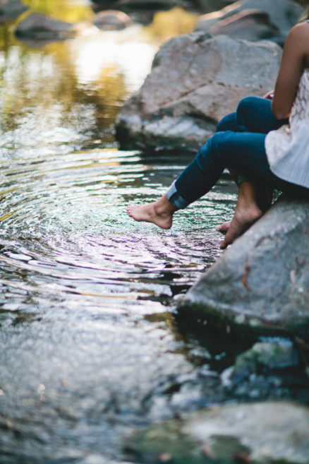 Barefoot in a Babbling Brook – Photo by Let's Frolic Together