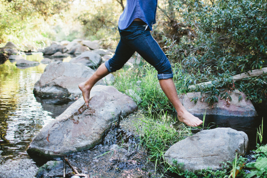 Barefoot in a Babbling Brook – Photo by Let's Frolic Together