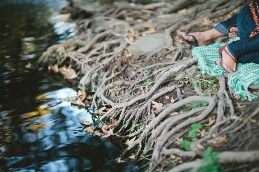 Barefoot in a Babbling Brook – Photo by Let's Frolic Together