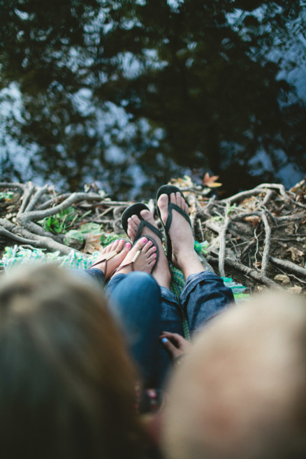 Barefoot in a Babbling Brook – Photo by Let's Frolic Together