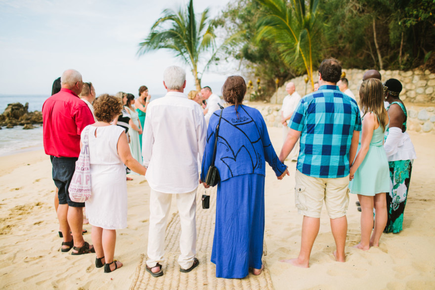 Intimate Rustic Mexican Beach Wedding – Photo by Let's Frolic Together