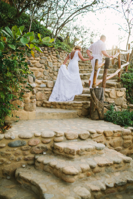 Intimate Rustic Mexican Beach Wedding – Photo by Let's Frolic Together