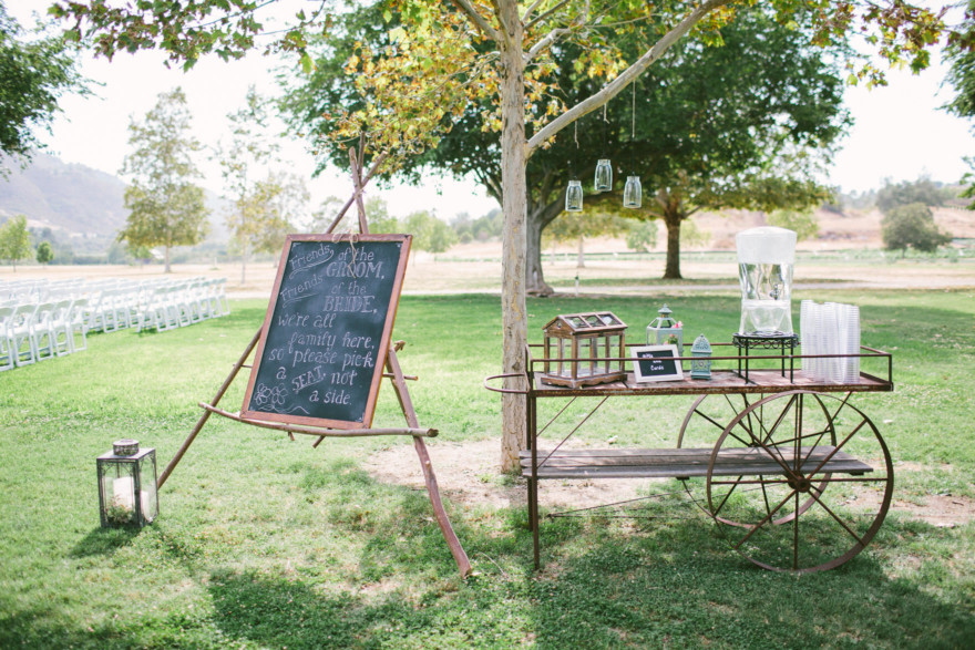A Sweet Pink Bates Nut Farm Wedding – Photo by Let's Frolic Together