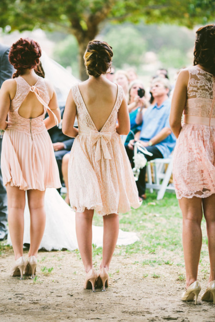 A Sweet Pink Bates Nut Farm Wedding – Photo by Let's Frolic Together
