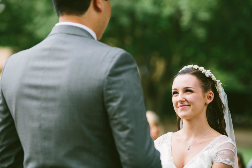 A Sweet Pink Bates Nut Farm Wedding – Photo by Let's Frolic Together