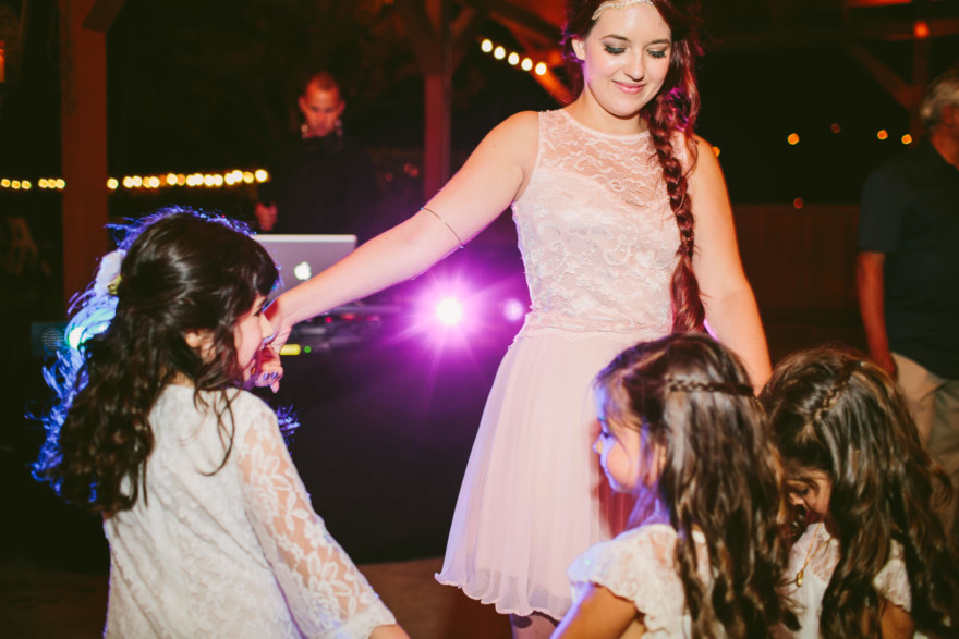A Sweet Pink Bates Nut Farm Wedding – Photo by Let's Frolic Together
