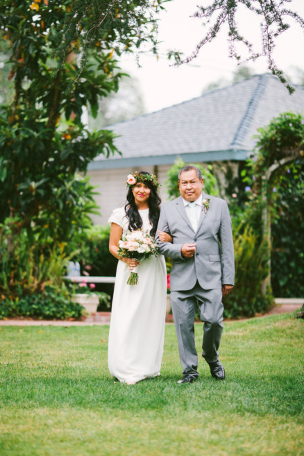 Rustic Bear-Themed San Diego Garden Wedding – Photo by Let's Frolic Together