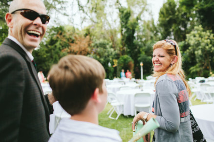 Rustic Bear-Themed San Diego Garden Wedding – Photo by Let's Frolic Together