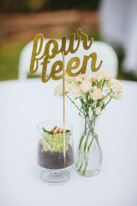 Rustic Bear-Themed San Diego Garden Wedding – Photo by Let's Frolic Together