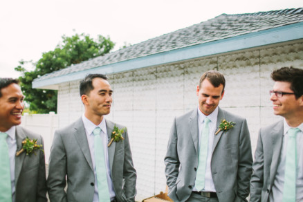 Rustic Bear-Themed San Diego Garden Wedding – Photo by Let's Frolic Together
