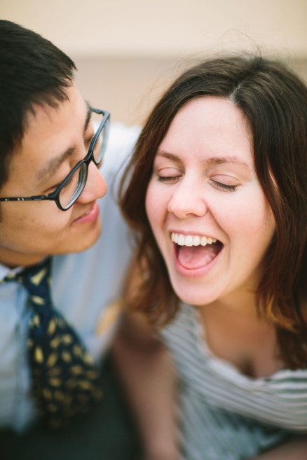 A Silly Seaside Engagement – Photo by Let's Frolic Together
