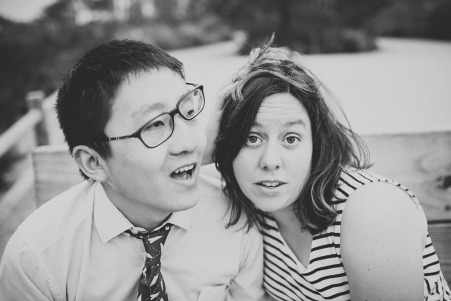 A Silly Seaside Engagement – Photo by Let's Frolic Together