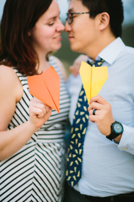A Silly Seaside Engagement – Photo by Let's Frolic Together