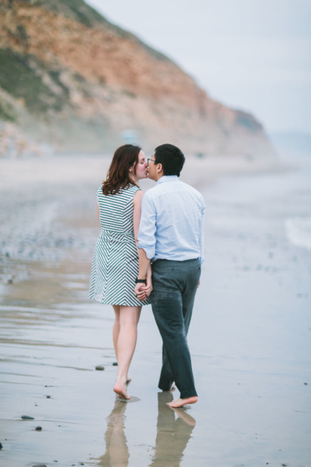 A Silly Seaside Engagement – Photo by Let's Frolic Together
