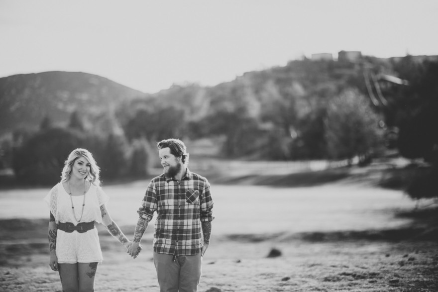 Tattooed Rustic Ranch Engagement – Photo by Let's Frolic Together