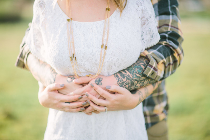 Tattooed Rustic Ranch Engagement – Photo by Let's Frolic Together