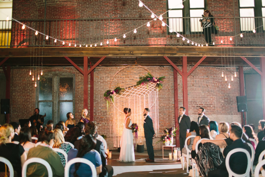 Big Fake Wedding LA at 440 Seaton – Photo by Let's Frolic Together