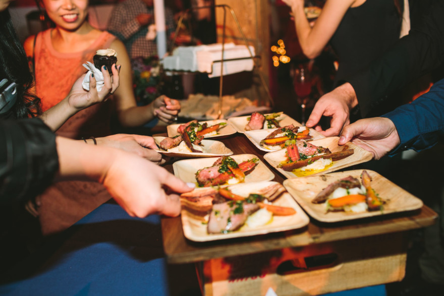 Big Fake Wedding LA at 440 Seaton – Photo by Let's Frolic Together