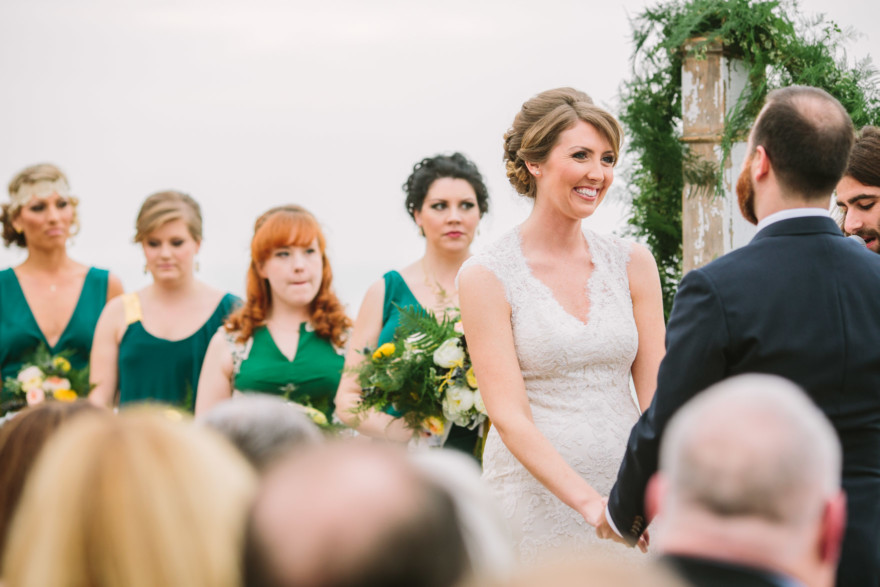 Misty Surf & Sand Resort Wedding – Photo by Let's Frolic Together