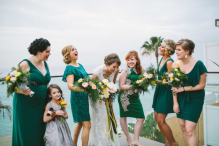 Misty Surf & Sand Resort Wedding – Photo by Let's Frolic Together