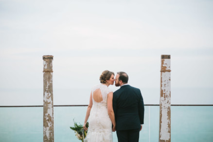 Misty Surf & Sand Resort Wedding – Photo by Let's Frolic Together
