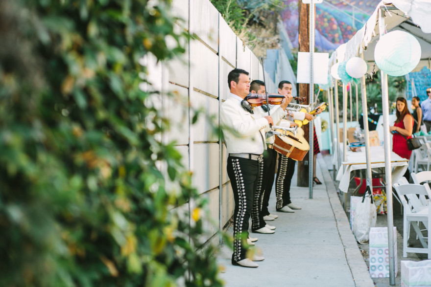 Colorful LA Zoo Block Party Wedding – Photo by Let's Frolic Together