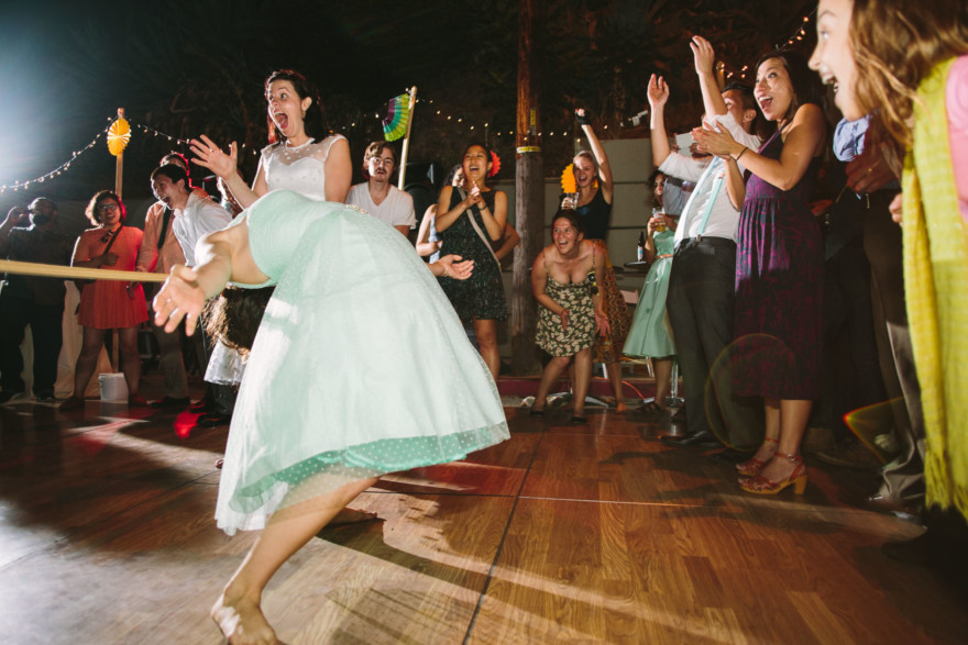 Colorful LA Zoo Block Party Wedding – Photo by Let's Frolic Together