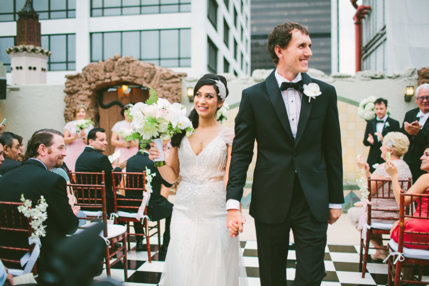 Art Deco Wedding at the Oviatt – Photo by Let's Frolic Together