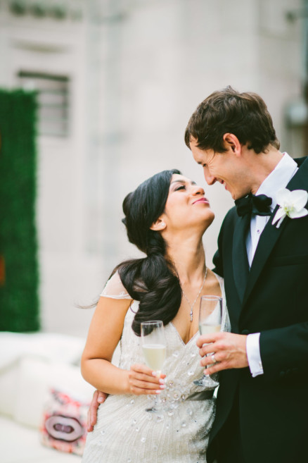 Art Deco Wedding at the Oviatt – Photo by Let's Frolic Together
