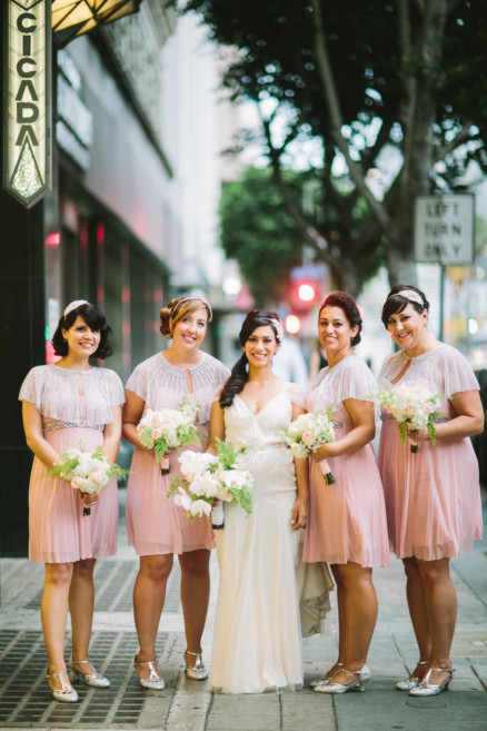 Art Deco Wedding at the Oviatt – Photo by Let's Frolic Together