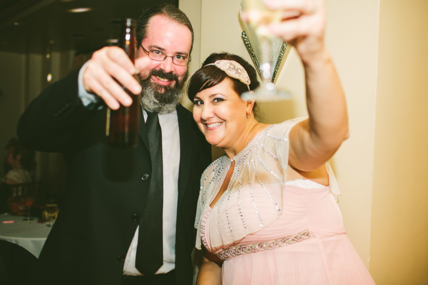 Art Deco Wedding at the Oviatt – Photo by Let's Frolic Together