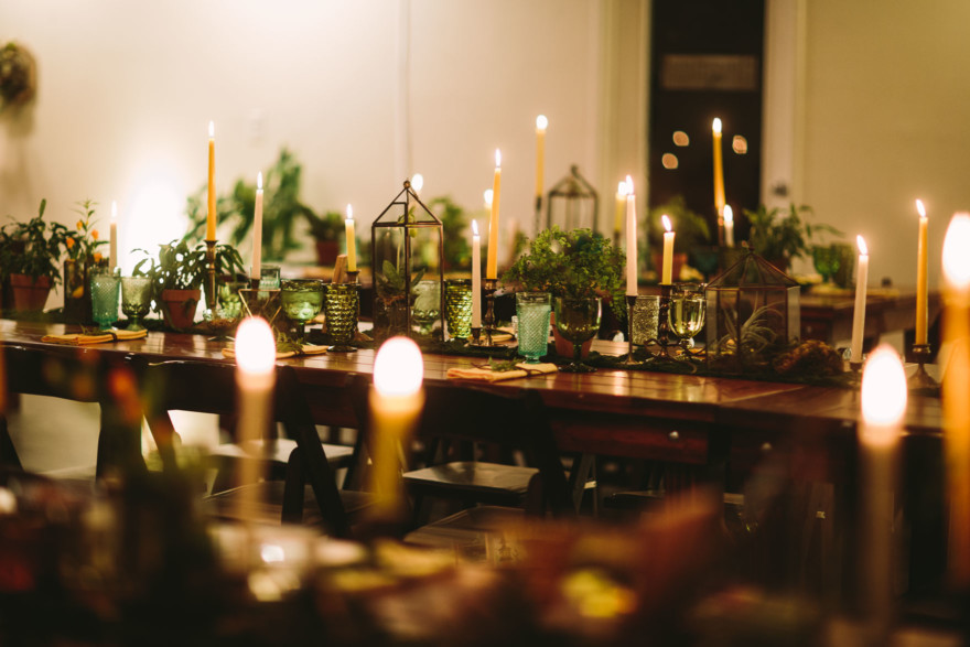 Candlelit Magic at Moniker Warehouse – Photo by Let's Frolic Together