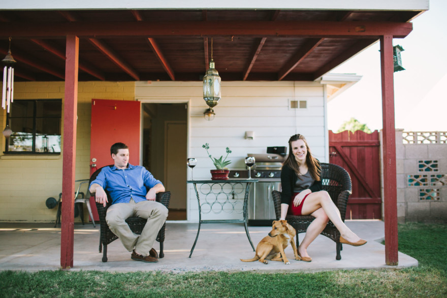 A Boozy Backyard Laugh Fest – Photo by Let's Frolic Together