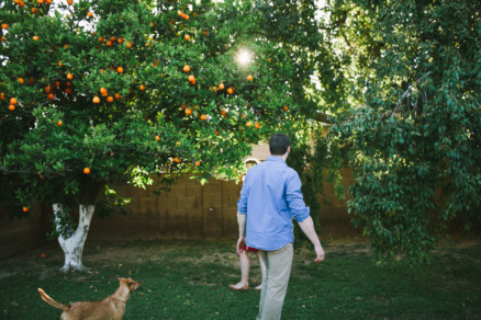 A Boozy Backyard Laugh Fest – Photo by Let's Frolic Together