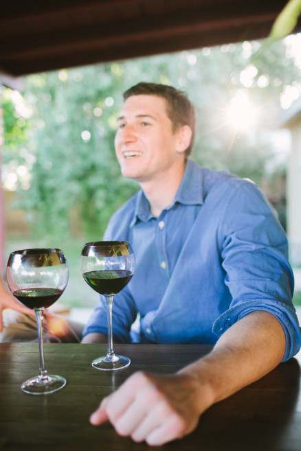 A Boozy Backyard Laugh Fest – Photo by Let's Frolic Together