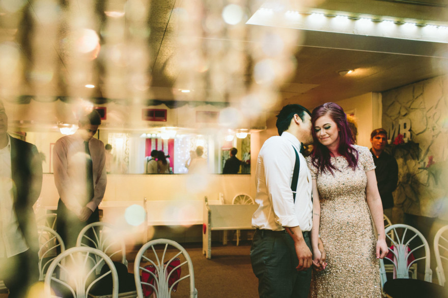 Elvis Wedding at the Little Vegas Chapel – Photo by Let's Frolic Together
