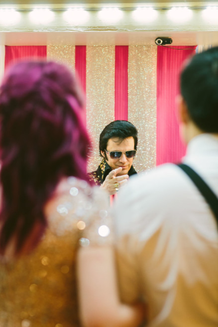 Elvis Wedding at the Little Vegas Chapel – Photo by Let's Frolic Together